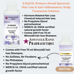 15% S.EQUOL Women`s Broad Spectrum Anti-hair Loss & Scalp Serum Wholesale 5000 Unlabeled Units