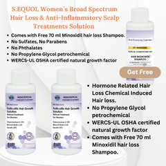 15% S.EQUOL Women`s Broad Spectrum Anti-hair Loss & Scalp Serum Wholesale 5000 Unlabeled Units