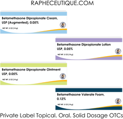 Betamethasone Budesonide Cetirizine Ciclopirox Tablets and Topical Cream Private Label
