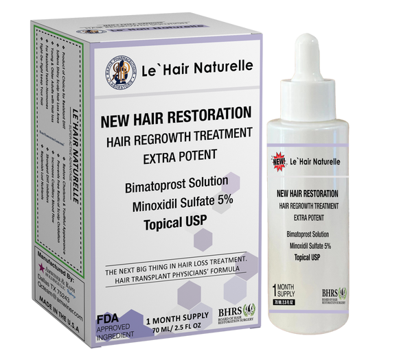 Next Generation Hair Loss Treatment Bimatoprost & Minoxidil Sulphate 5 ...