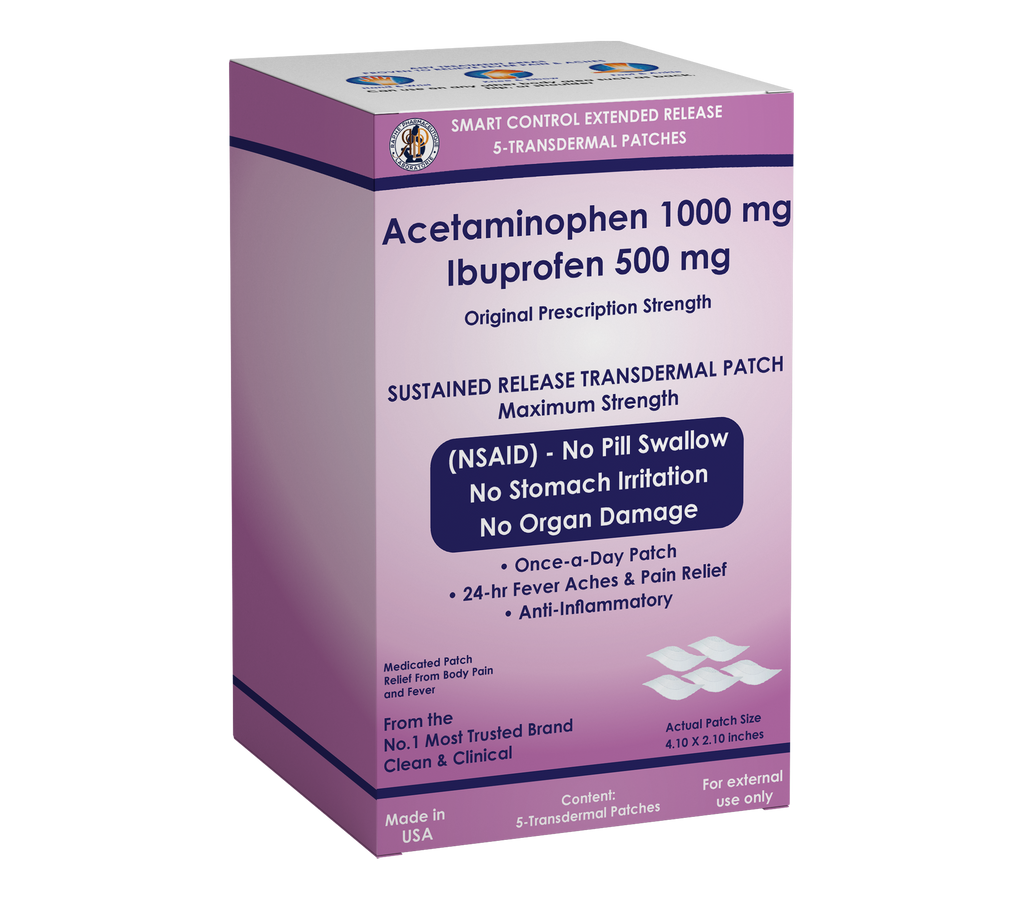 Acetaminophen Ibuprofen Transdermal Patch Once a Day Transdermal Patch