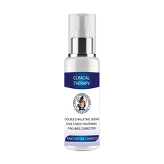 Acetyl HexaPeptide Chin & Neck Lifting Serum 120ml With 3-Mini Ionic Anti-Wrinkle Serum Applicator Massager