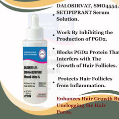 New Research Hair Loss Prevention Product DALOSIRVAT, SM04554, and SETIPIPRANT  70ml