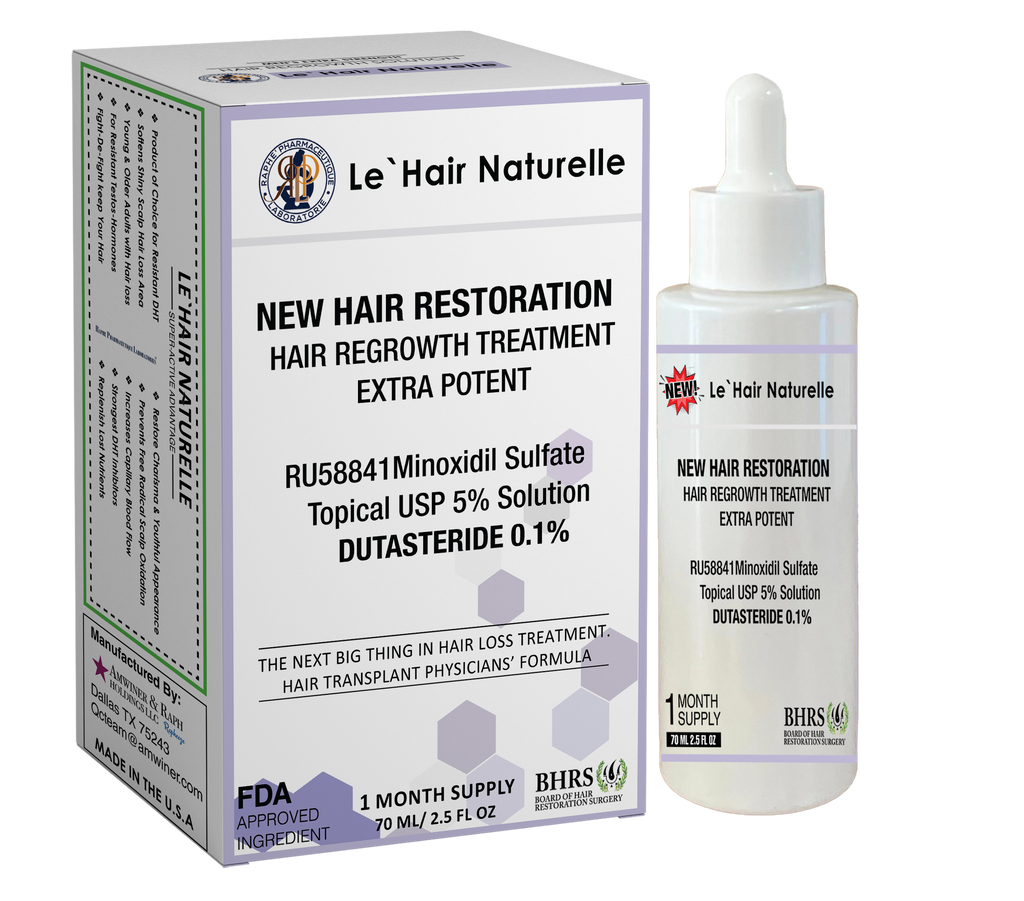 RU58841 and Dutasteride New Research Hair Loss Prevention Product 2-70ml