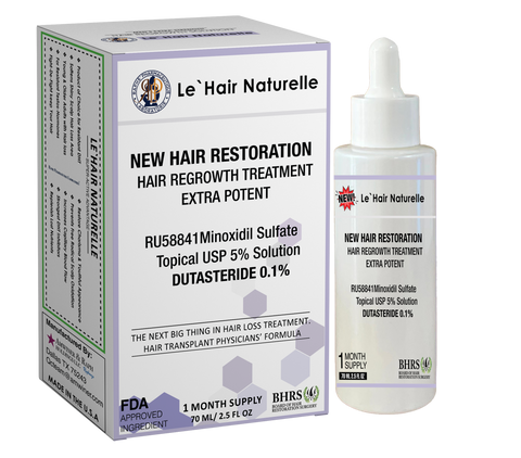 RU58841 and Dutasteride New Research Hair Loss Prevention Product 70ml