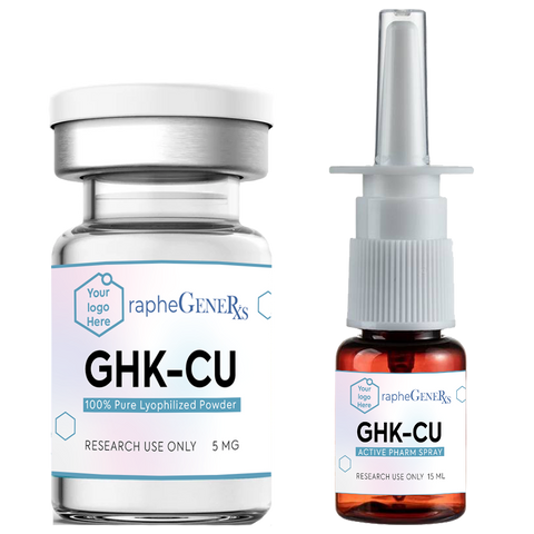 GHK-Cu Peptide & B12 Cyanocobalamin Peptide Powder Spray 15 ml