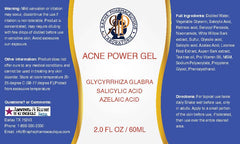 Natural Acne Gel-Glycyrrhiza Glabra-Serum 60ml & Maximum Strength Acne Cleanser 5oz Wholesale Priced