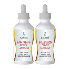 Extra Strength Kojic Acid Body Wash Scrub Plus 2 of the 60ml Pigment Corrector Serum Private Label