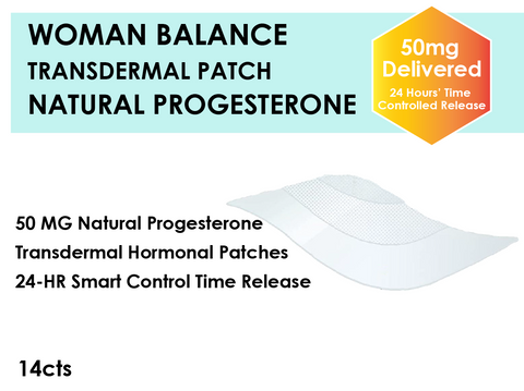Private Label Hormone Replacement Women Balance Transdermal Patches 14 Cts