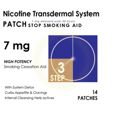 Smoking Cessation Aid Step 3 With Internal Detox System Advantage 14Cts of 7 mg Private label