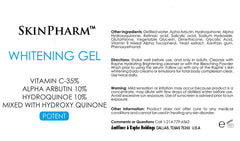 Skin pharm Hyaluronic Acid Whitening gel 2-30ml Pack