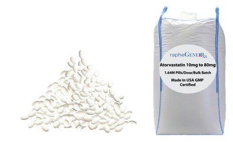 Alprazolam and Atorvastatin Bulk Contract Manufactured Oral Solid Dosages