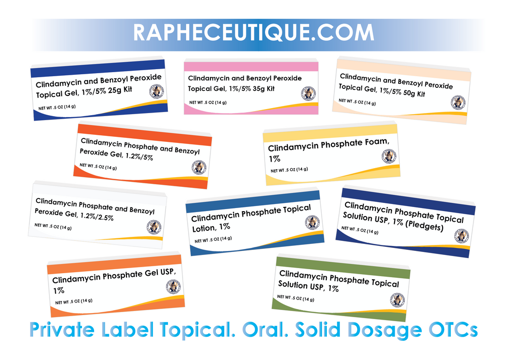 Clindamycin Topical Gel Treatment Manufacturer Private Label and Other Topical OTC Creams