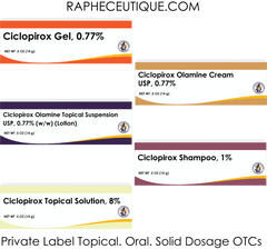 Betamethasone Budesonide Cetirizine Ciclopirox Tablets and Topical Cream Private Label