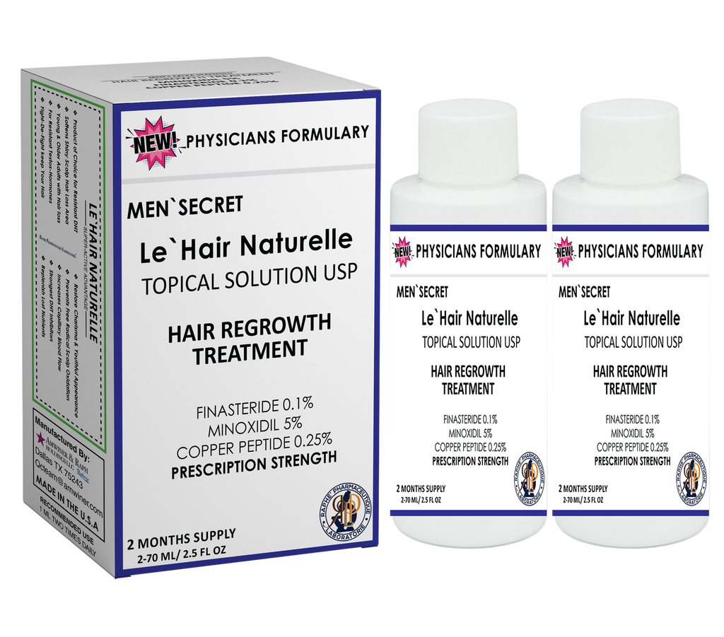 MenSecret Copper Peptide Emergency Hair Restoration Solution  2-Packs 70ml 4-Months Supply