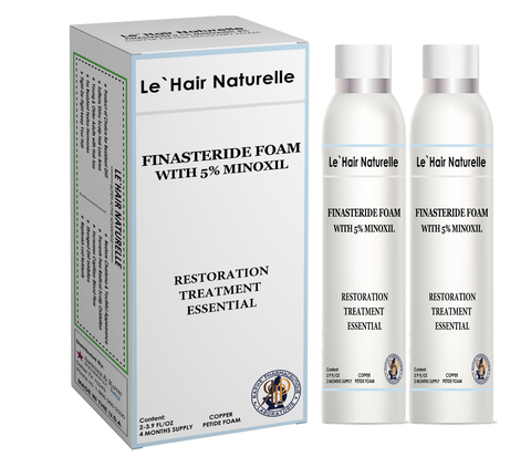 Natural Hair Recovery Foam Maximum Strength High Potency 2-110 ml 200-Day Supply