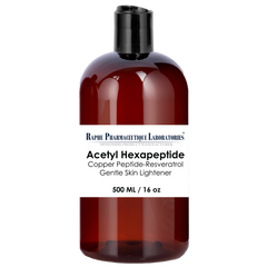 Acetyl HexaPeptide Gentle Lightening Liquid Concentrated 16oz Bulk Size Private Label