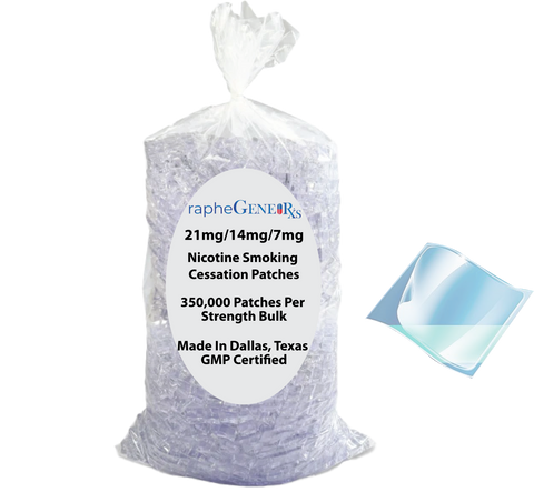 Contract Manufactured Step 1-3 NRT Quit Smoking Transdermal Patch