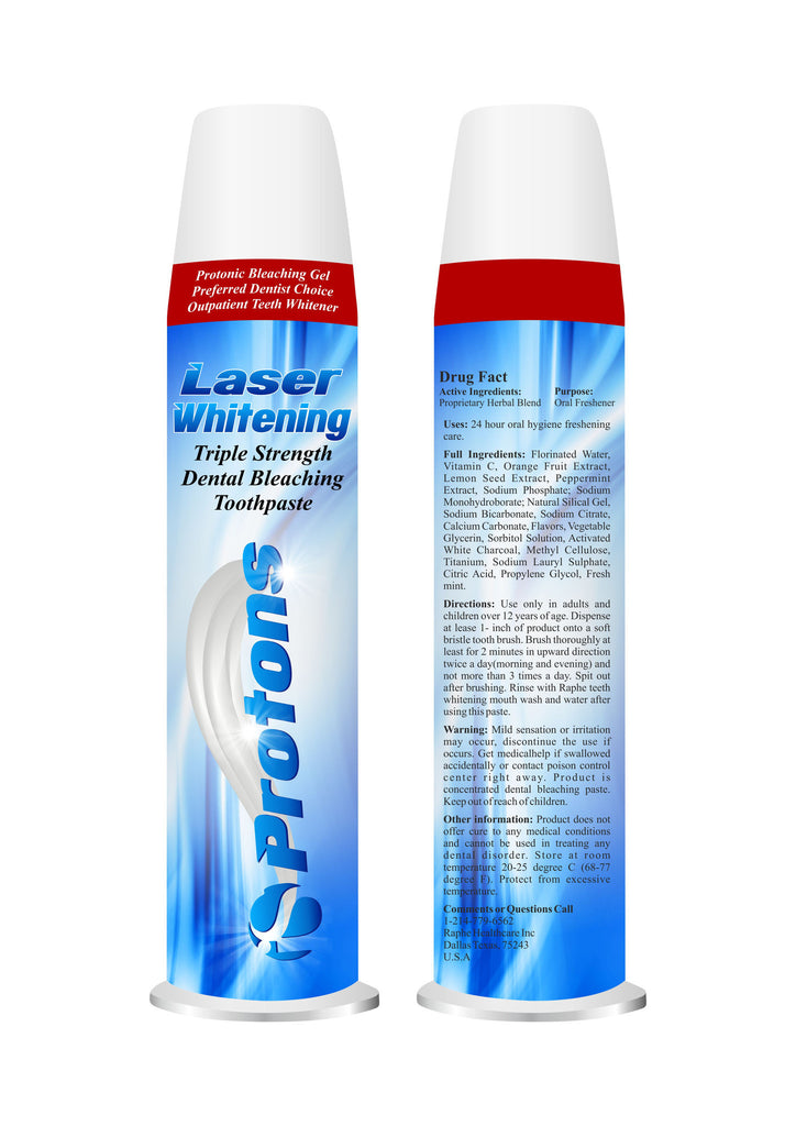 Laser Whitening Toothpaste - Triple Strength 6 of 50ml