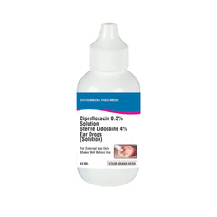 Ear Infection ear pain relief Ciprofloxacin 0.3% Lidocaine 4% Solution 15ml For Private label