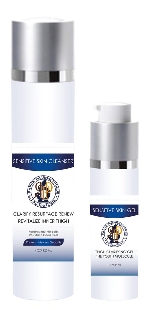 Sensitive Skin Cleanser Clarify Resurface & Renew Inner Thigh Cleanser & Purifying Gel 2 Packs