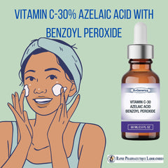 Vitamin C-30% Azelaic Acid with Benzoyl Peroxide Wholesale 15,000